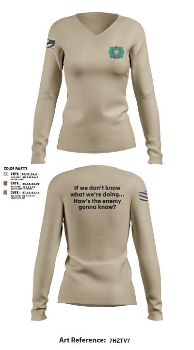 Someone_inthe_82nd 28001178 Women's Long Sleeve V-neck Shirt - 4