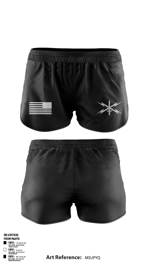 Ranger Panties, ECT-06, B Co., 11th Cyber Battalion, , Teamtime, Team time, sublimation, custom sports apparel, team uniforms, spirit wear, spiritwear, sports uniforms, custom shirts, team store, custom team store, fundraiser sports, apparel fundraiser