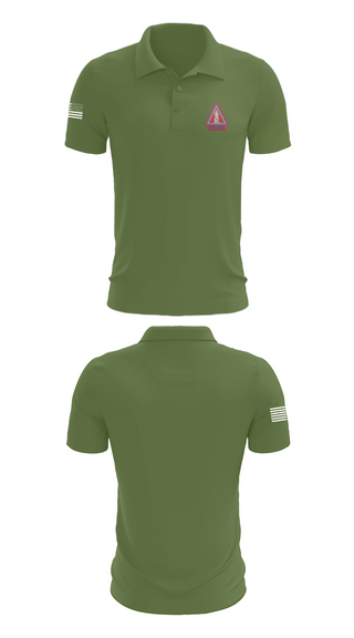 Short Sleeve Performance Polo, Recruiting and Retention Battalion, , Teamtime, Team time, sublimation, custom sports apparel, team uniforms, spirit wear, spiritwear, sports uniforms, custom shirts, team store, custom team store, fundraiser sports, apparel fundraiser