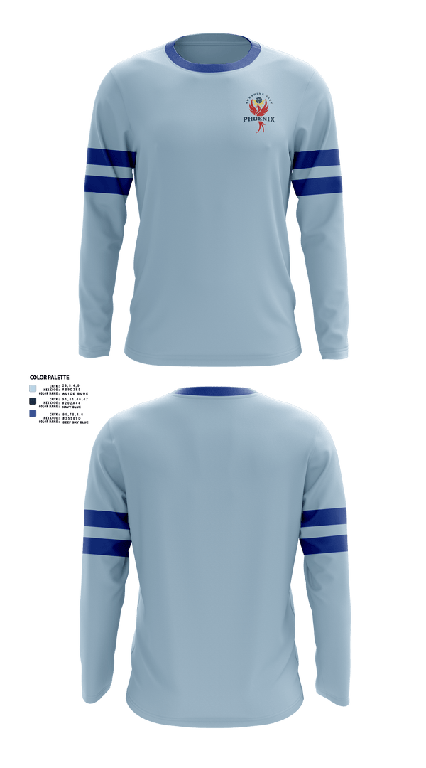 Long Sleeve Performance Shirt, Sunshine City Phoenix, Tennis, Teamtime, Team time, sublimation, custom sports apparel, team uniforms, spirit wear, spiritwear, sports uniforms, custom shirts, team store, custom team store, fundraiser sports, apparel fundraiser
