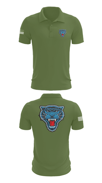Blue Panthers 97909853 Short Sleeve Performance Polo - 47