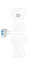 Belmont High School Track & Field 46396711 Women's Short Sleeve V-neck Shirt - 18