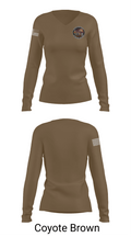 4th Division Late-Watch 28165234 Women's Long Sleeve V-neck Shirt - 16