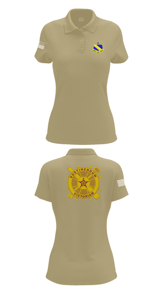 Womens Short Sleeve Performance Polo, 2nd BN (LS) 349th RGT, , Teamtime, Team time, sublimation, custom sports apparel, team uniforms, spirit wear, spiritwear, sports uniforms, custom shirts, team store, custom team store, fundraiser sports, apparel fundraiser