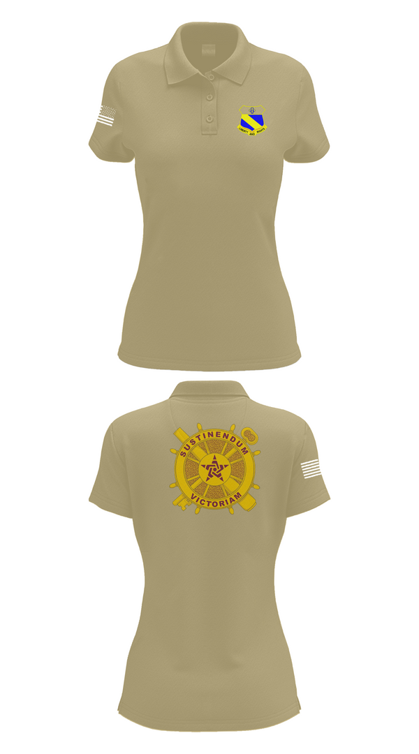 Womens Short Sleeve Performance Polo, 2nd BN (LS) 349th RGT, , Teamtime, Team time, sublimation, custom sports apparel, team uniforms, spirit wear, spiritwear, sports uniforms, custom shirts, team store, custom team store, fundraiser sports, apparel fundraiser