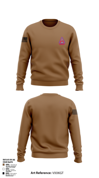 Crew Neck Sweatshirt, Recruiting and Retention Battalion, , Teamtime, Team time, sublimation, custom sports apparel, team uniforms, spirit wear, spiritwear, sports uniforms, custom shirts, team store, custom team store, fundraiser sports, apparel fundraiser