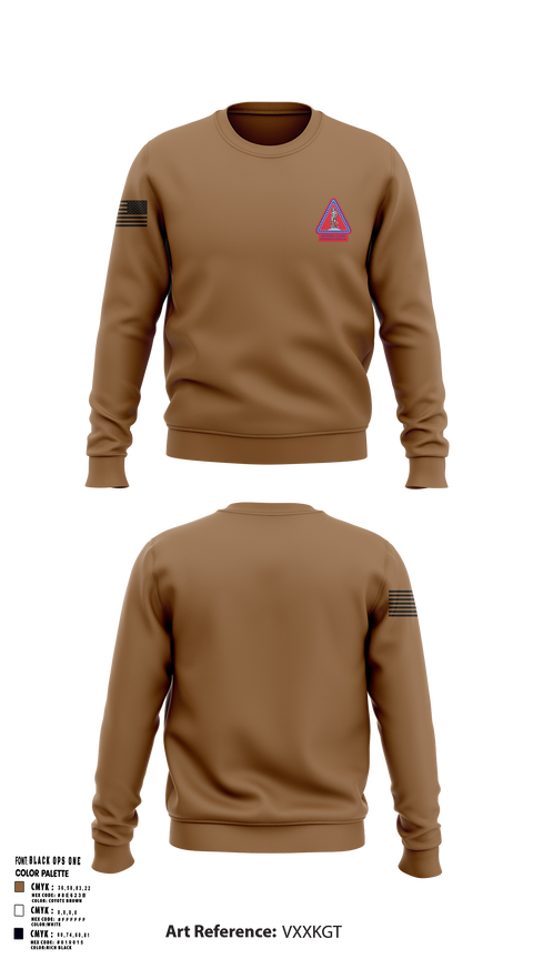 Crew Neck Sweatshirt, Recruiting and Retention Battalion, , Teamtime, Team time, sublimation, custom sports apparel, team uniforms, spirit wear, spiritwear, sports uniforms, custom shirts, team store, custom team store, fundraiser sports, apparel fundraiser