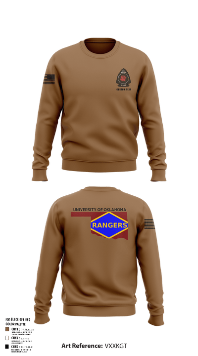 University of Oklahoma 88198186 Crew Neck Sweatshirt - 103