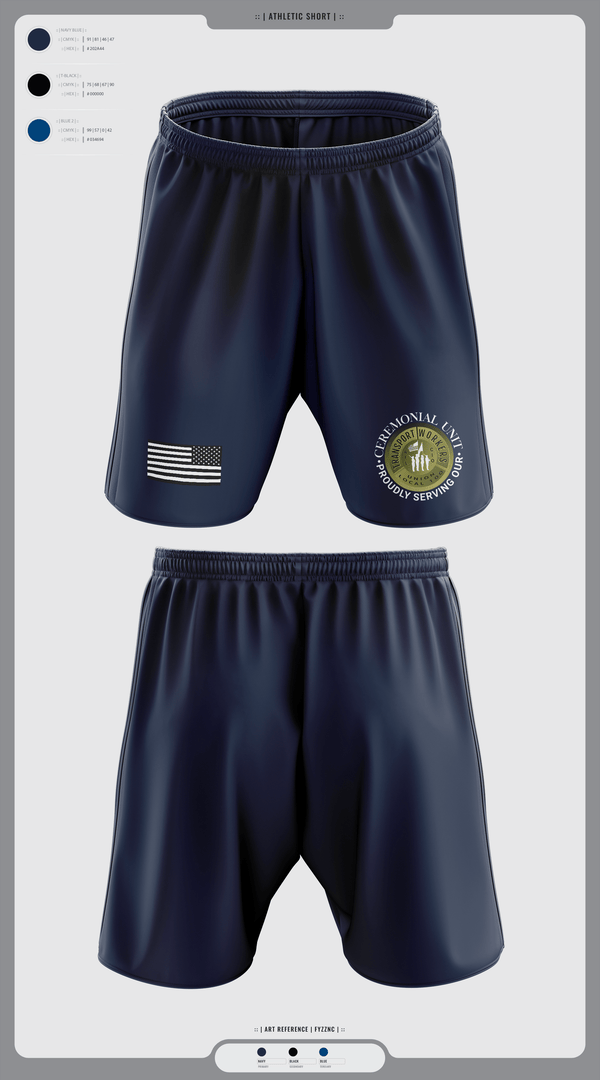 Athletic Shorts With Pockets, Twu Local 100 Ceremonial Unit & Honor Guard, , Teamtime, Team time, sublimation, custom sports apparel, team uniforms, spirit wear, spiritwear, sports uniforms, custom shirts, team store, custom team store, fundraiser sports, apparel fundraiser