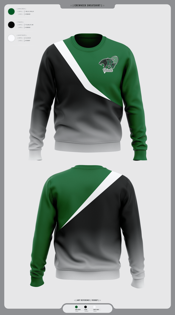 Crew Neck Sweatshirt, Palo Verde Panthers, Tennis, Teamtime, Team time, sublimation, custom sports apparel, team uniforms, spirit wear, spiritwear, sports uniforms, custom shirts, team store, custom team store, fundraiser sports, apparel fundraiser