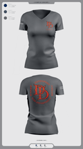 B Shift 39369935 Women's Short Sleeve V-neck Shirt - 16
