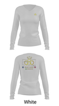 Nine80 78489102 Women's Long Sleeve V-neck Shirt - 16