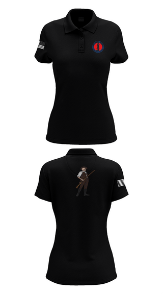 Womens Short Sleeve Performance Polo, , National Guard, Teamtime, Team time, sublimation, custom sports apparel, team uniforms, spirit wear, spiritwear, sports uniforms, custom shirts, team store, custom team store, fundraiser sports, apparel fundraiser