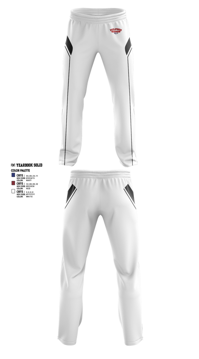 Milford Eagles Pop Warner Football and Cheer 85500081 Sweatpants - 5 (1)