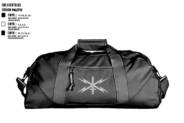 Duffle Bag, ECT-06, B Co., 11th Cyber Battalion, , Teamtime, Team time, sublimation, custom sports apparel, team uniforms, spirit wear, spiritwear, sports uniforms, custom shirts, team store, custom team store, fundraiser sports, apparel fundraiser