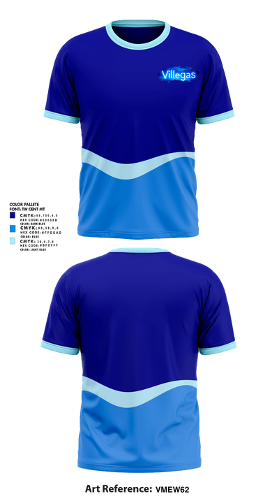 Villegas 90871410 Short Sleeve Performance Shirt - 1