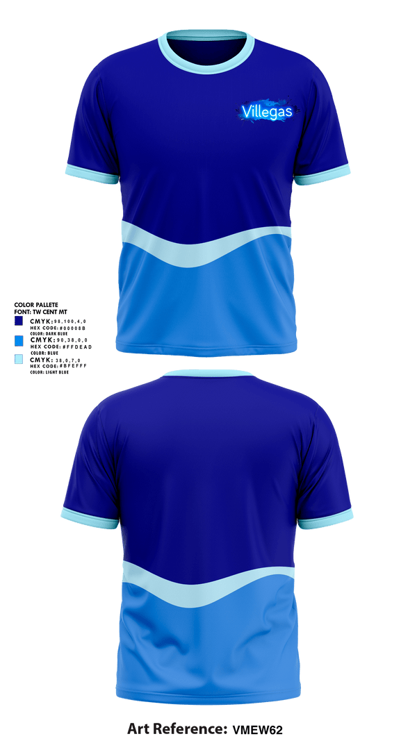 Short Sleeve Performance Shirt, Villegas, Men's Soccer, Teamtime, Team time, sublimation, custom sports apparel, team uniforms, spirit wear, spiritwear, sports uniforms, custom shirts, team store, custom team store, fundraiser sports, apparel fundraiser