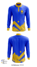 Wausau West Warriors Tennis 24400380 Quarter Zip Jacket - 54