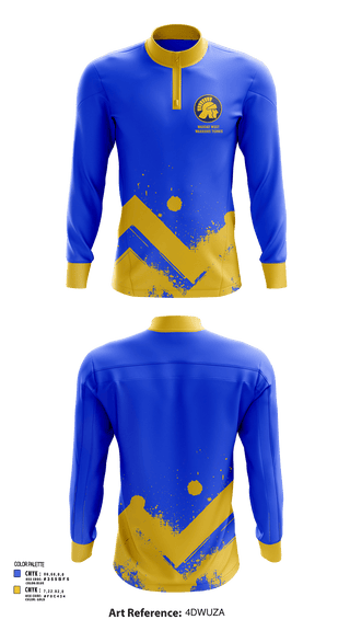 Quarter Zip Jacket, Wausau West Warriors Tennis, Tennis, Teamtime, Team time, sublimation, custom sports apparel, team uniforms, spirit wear, spiritwear, sports uniforms, custom shirts, team store, custom team store, fundraiser sports, apparel fundraiser