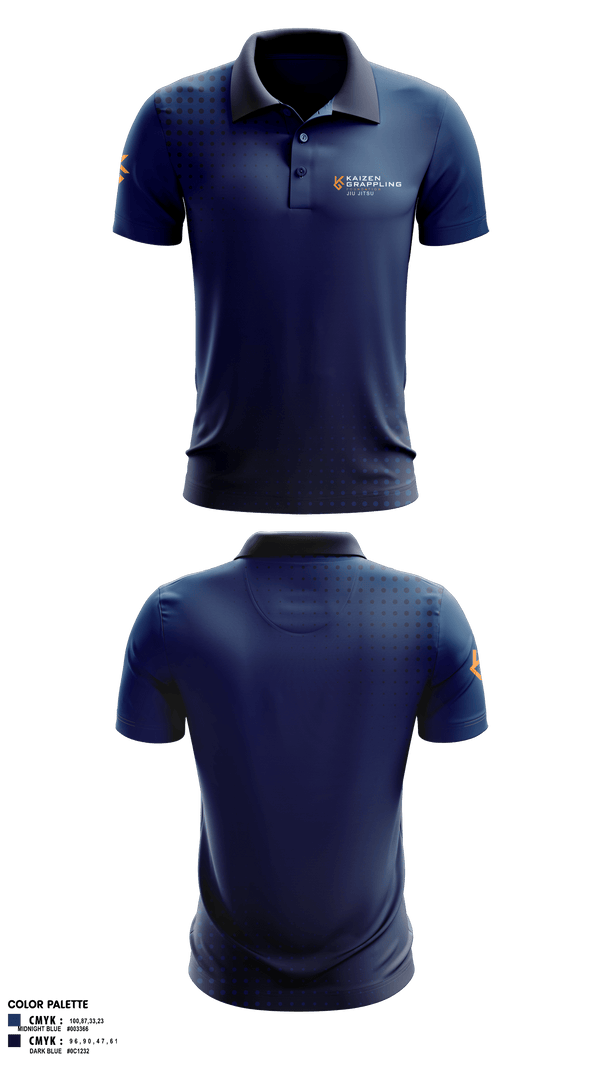 Short Sleeve Performance Polo, Kaizen Grappling Foundation, Wrestling, Teamtime, Team time, sublimation, custom sports apparel, team uniforms, spirit wear, spiritwear, sports uniforms, custom shirts, team store, custom team store, fundraiser sports, apparel fundraiser
