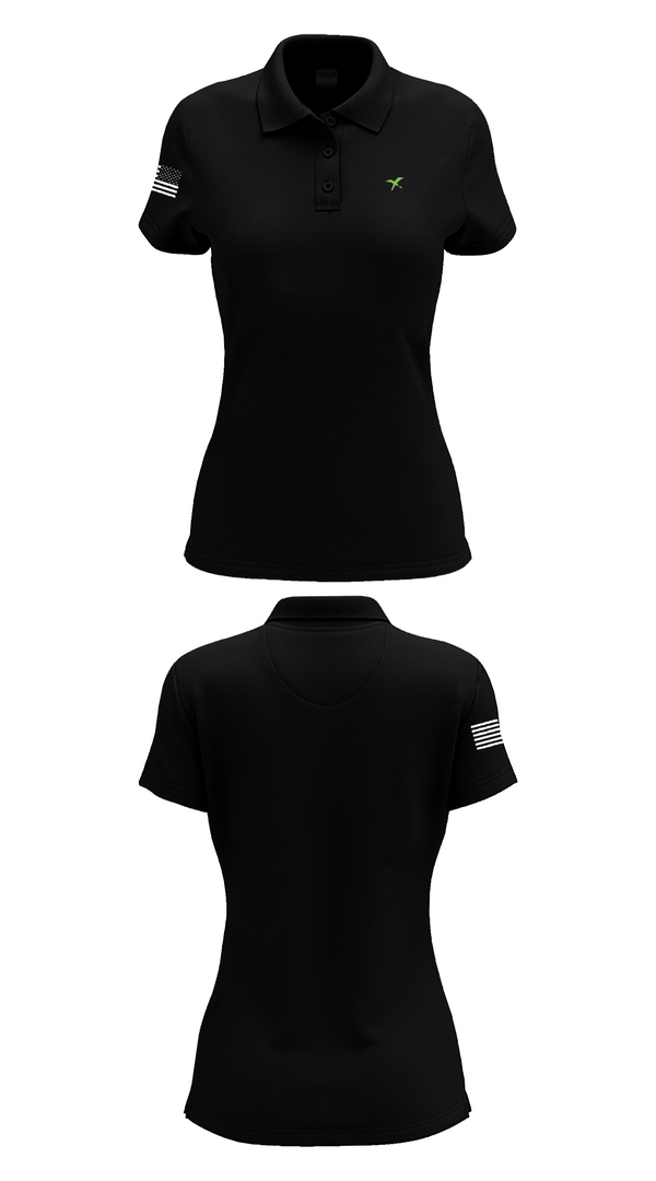 Womens Short Sleeve Performance Polo, Desoto County Gymnastics, Spirit Store, Teamtime, Team time, sublimation, custom sports apparel, team uniforms, spirit wear, spiritwear, sports uniforms, custom shirts, team store, custom team store, fundraiser sports, apparel fundraiser