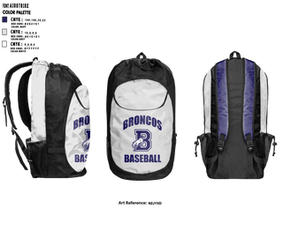 Gear Bag, Burrillville High School Broncos Baseball, Baseball, Teamtime, Team time, sublimation, custom sports apparel, team uniforms, spirit wear, spiritwear, sports uniforms, custom shirts, team store, custom team store, fundraiser sports, apparel fundraiser