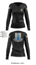Apex, 502d IEW BN 87173501 Women's Long Sleeve V-neck Shirt - 5