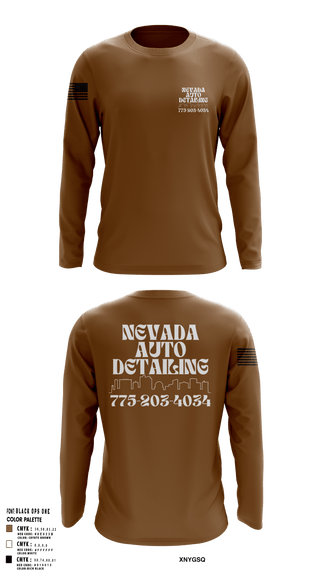Long Sleeve Performance Shirt, Nevada auto detailing, , Teamtime, Team time, sublimation, custom sports apparel, team uniforms, spirit wear, spiritwear, sports uniforms, custom shirts, team store, custom team store, fundraiser sports, apparel fundraiser