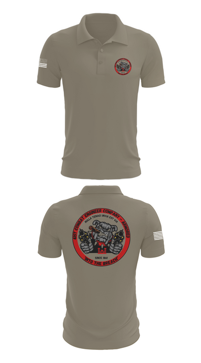 41st CEC-A 2239571 Short Sleeve Performance Polo - 67