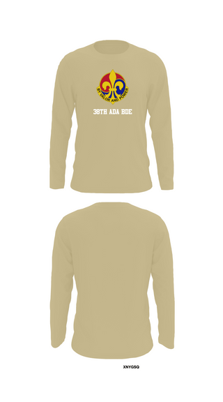 Long Sleeve Performance Shirt, 38th ADA BDE, Army, Teamtime, Team time, sublimation, custom sports apparel, team uniforms, spirit wear, spiritwear, sports uniforms, custom shirts, team store, custom team store, fundraiser sports, apparel fundraiser
