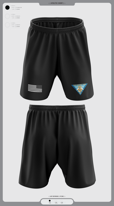 Montgomery County Police Peer Support Team 86859377 Athletic Shorts With Pockets - 1