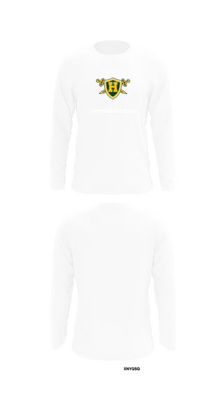 Long Sleeve Performance Shirt, Huntington High School, Tennis, Teamtime, Team time, sublimation, custom sports apparel, team uniforms, spirit wear, spiritwear, sports uniforms, custom shirts, team store, custom team store, fundraiser sports, apparel fundraiser