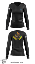 C 1-252 AR 38347567 Women's Long Sleeve V-neck Shirt - 107
