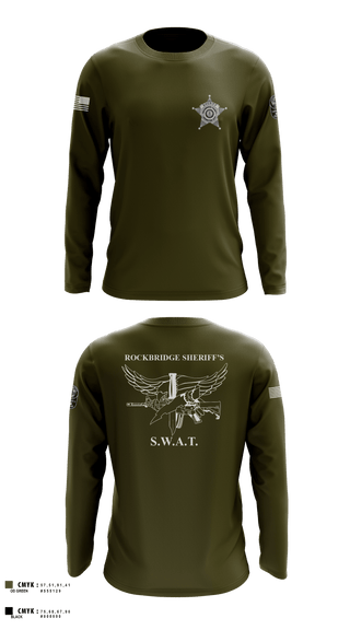 Long Sleeve Performance Shirt, Rockbridge County SWAT, , Teamtime, Team time, sublimation, custom sports apparel, team uniforms, spirit wear, spiritwear, sports uniforms, custom shirts, team store, custom team store, fundraiser sports, apparel fundraiser