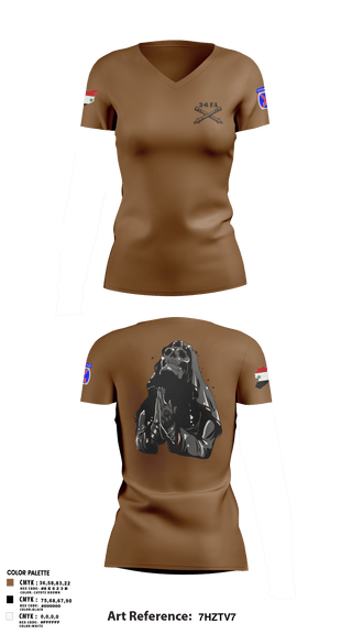 Womens Short Sleeve Vneck Shirt, 3-6 FA, Army, Teamtime, Team time, sublimation, custom sports apparel, team uniforms, spirit wear, spiritwear, sports uniforms, custom shirts, team store, custom team store, fundraiser sports, apparel fundraiser