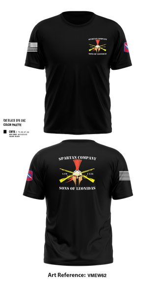 Short Sleeve Performance Shirt, Alpha Company 1-138th Infantry Regiment, , Teamtime, Team time, sublimation, custom sports apparel, team uniforms, spirit wear, spiritwear, sports uniforms, custom shirts, team store, custom team store, fundraiser sports, apparel fundraiser