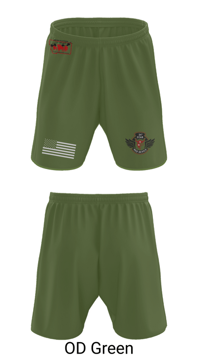 E co. 1-189th 4920111 Athletic Shorts With Pockets - 47
