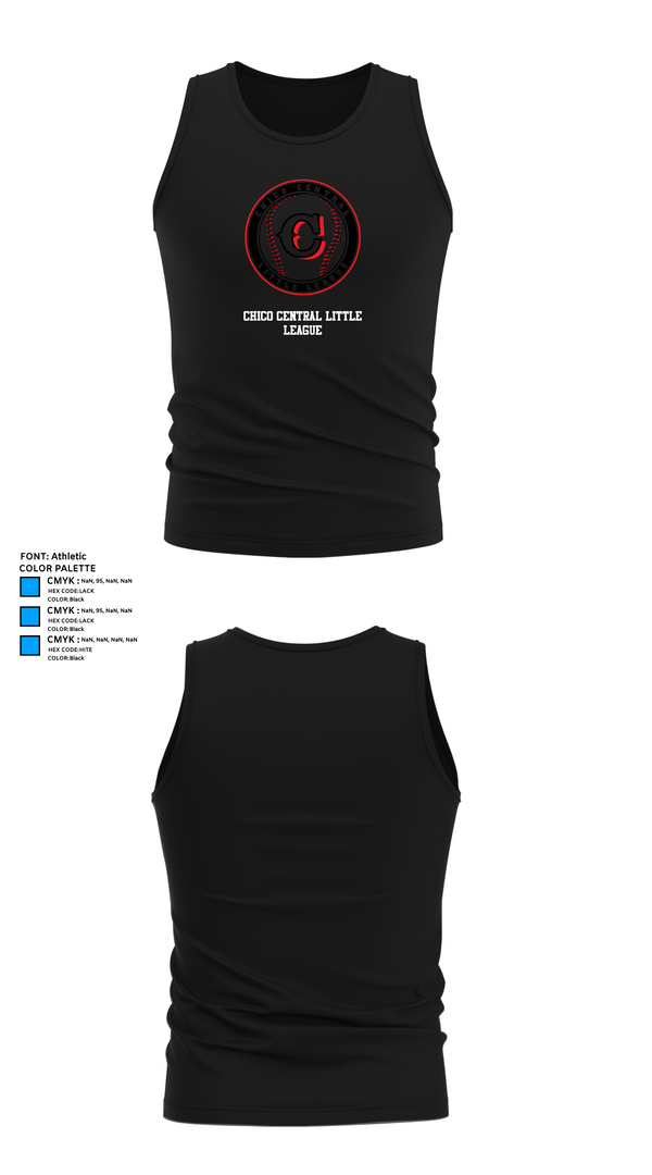 Tank Top, Chico Central Little League, Spirit Store, Teamtime, Team time, sublimation, custom sports apparel, team uniforms, spirit wear, spiritwear, sports uniforms, custom shirts, team store, custom team store, fundraiser sports, apparel fundraiser