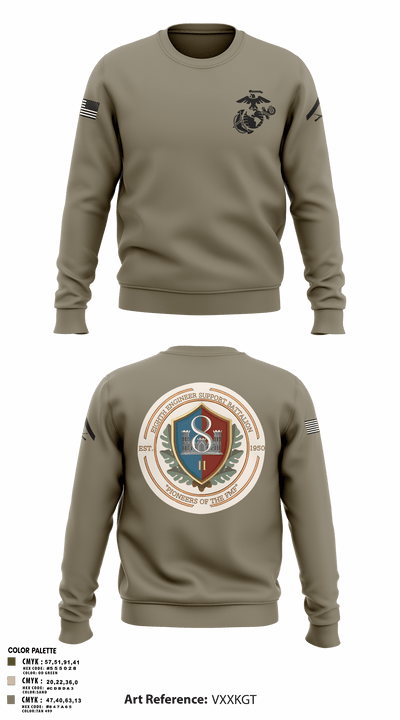 8th ESB Charlie Co. 31724499 Crew Neck Sweatshirt - 3