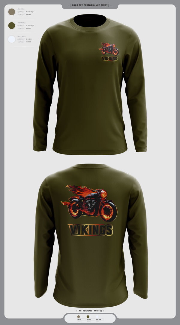 Long Sleeve Performance Shirt, Vikings, , Teamtime, Team time, sublimation, custom sports apparel, team uniforms, spirit wear, spiritwear, sports uniforms, custom shirts, team store, custom team store, fundraiser sports, apparel fundraiser