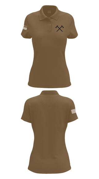 Womens Short Sleeve Performance Polo, 1310, Army, Teamtime, Team time, sublimation, custom sports apparel, team uniforms, spirit wear, spiritwear, sports uniforms, custom shirts, team store, custom team store, fundraiser sports, apparel fundraiser
