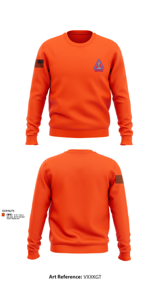 Crew Neck Sweatshirt, Recruiting and Retention Battalion, , Teamtime, Team time, sublimation, custom sports apparel, team uniforms, spirit wear, spiritwear, sports uniforms, custom shirts, team store, custom team store, fundraiser sports, apparel fundraiser