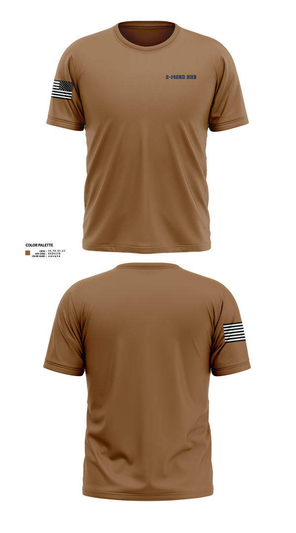 Short Sleeve Performance Shirt, 2-142nd HHB, , Teamtime, Team time, sublimation, custom sports apparel, team uniforms, spirit wear, spiritwear, sports uniforms, custom shirts, team store, custom team store, fundraiser sports, apparel fundraiser