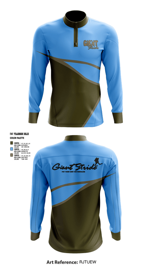 Quarter Zip Jacket, Giant Stride KSAGiant Stride Global, Water Polo, Teamtime, Team time, sublimation, custom sports apparel, team uniforms, spirit wear, spiritwear, sports uniforms, custom shirts, team store, custom team store, fundraiser sports, apparel fundraiser