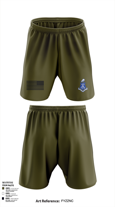 Pershing Rifles Kilo 8 88766737 Athletic Shorts With Pockets - 106