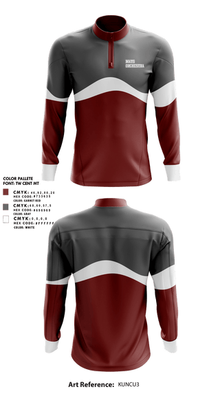 Quarter Zip Jacket, Mays Orchestra, Spirit Store, Teamtime, Team time, sublimation, custom sports apparel, team uniforms, spirit wear, spiritwear, sports uniforms, custom shirts, team store, custom team store, fundraiser sports, apparel fundraiser