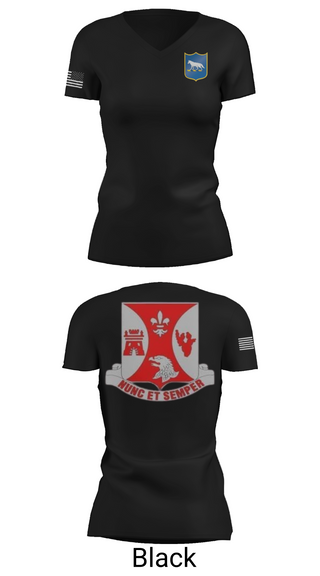 Womens Short Sleeve Vneck Shirt, 2/196th RTI, , Teamtime, Team time, sublimation, custom sports apparel, team uniforms, spirit wear, spiritwear, sports uniforms, custom shirts, team store, custom team store, fundraiser sports, apparel fundraiser