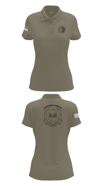 132d MRBC, 579th EN BN, 49th MP DIV 50518216 Women's Short Sleeve Performance Polo  - 71