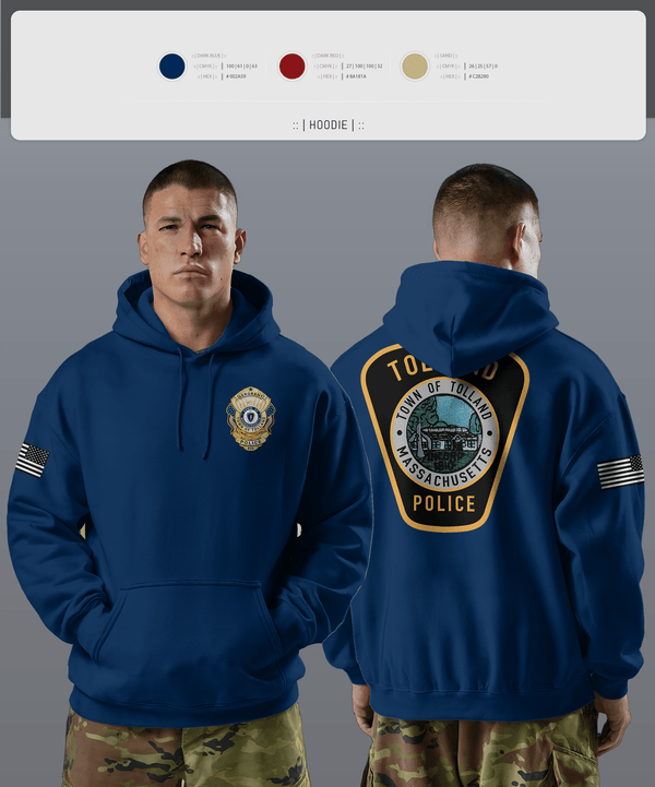 Hoodie, Tolland Police Department, , Teamtime, Team time, sublimation, custom sports apparel, team uniforms, spirit wear, spiritwear, sports uniforms, custom shirts, team store, custom team store, fundraiser sports, apparel fundraiser
