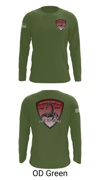 Long Sleeve Performance Shirt, 978th Military Police Company, , Teamtime, Team time, sublimation, custom sports apparel, team uniforms, spirit wear, spiritwear, sports uniforms, custom shirts, team store, custom team store, fundraiser sports, apparel fundraiser